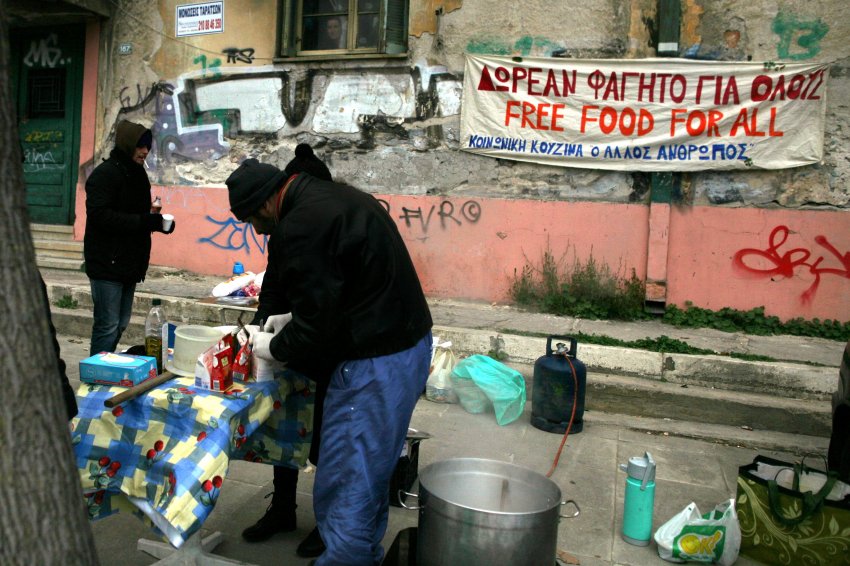 Social soup kitchen in Athens