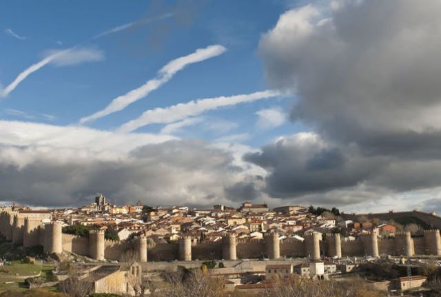 the fortified walls of avila