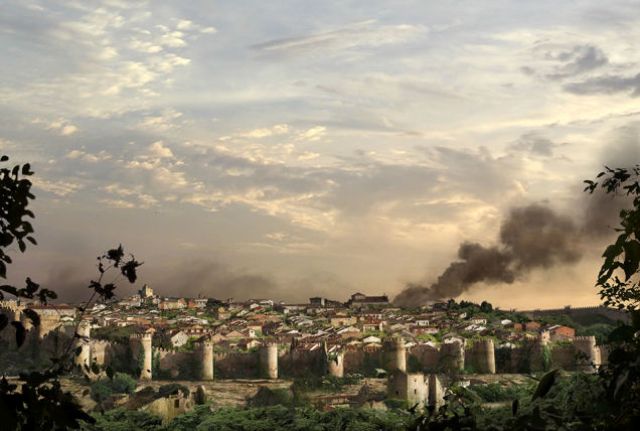 the fortified walls of avilaa