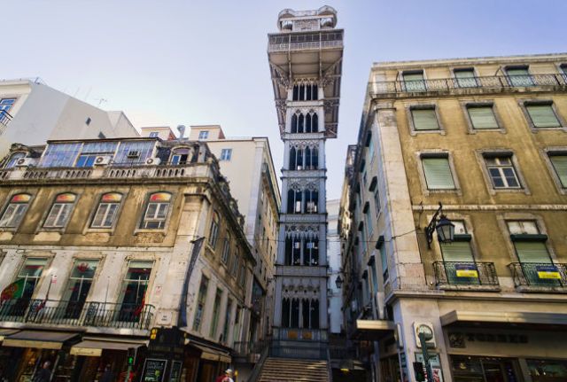 the santa justa lift