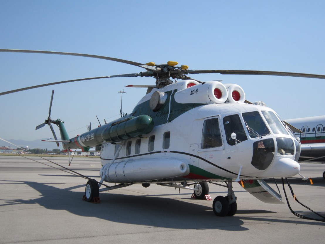 Авиоотряд 28 има два такива Ми-8ПС