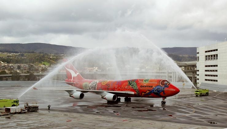Qantas-747- Wunala Dreaming