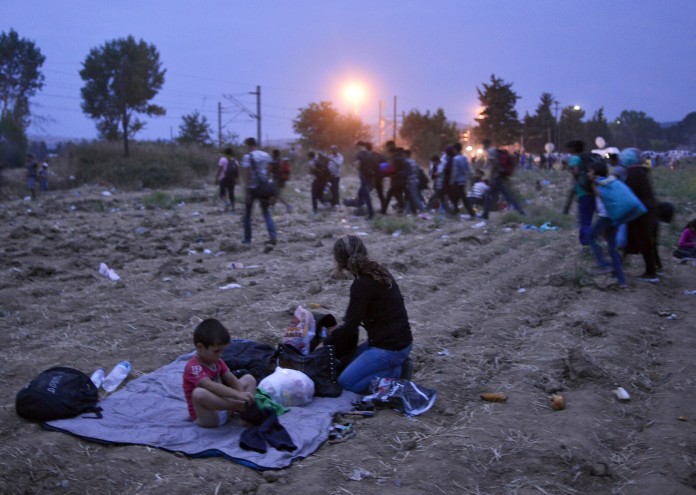 Migrants Attempt To Get Through The Greek/Macedonian Border