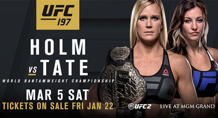 ufc,ufc 197,миша тейт,холи холм	