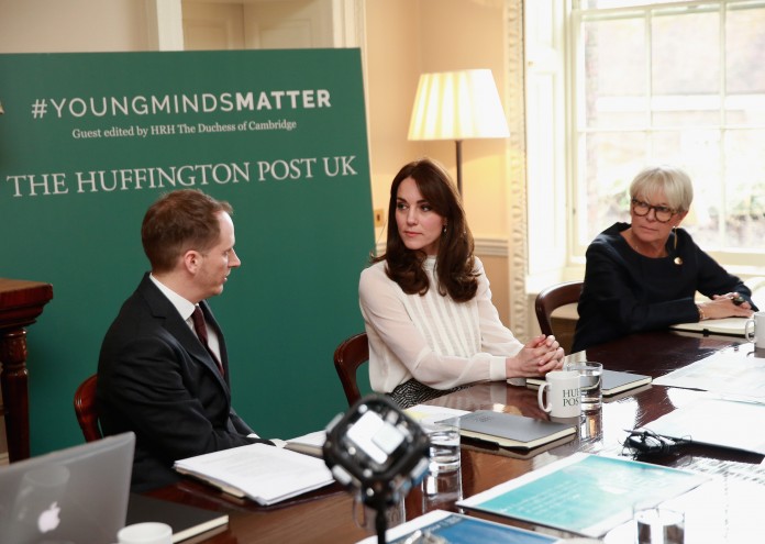 Кейт Мидълтън, Huffington Post, Младите умове имат значение, Young Minds Matter