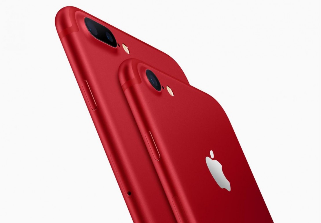 червен айфон, iphone red