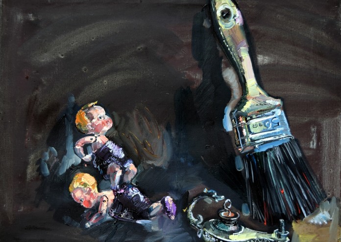 Der Pinsel (Chetkata)_2011_50x61cm