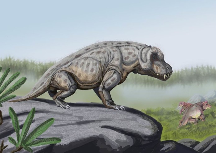  Anteosaurus_in_landscape 