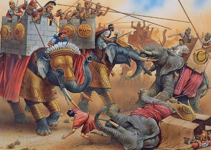 Сблъсъкът на титаните: Римският легион срещу 54 бойни слона : Chronicle.bg