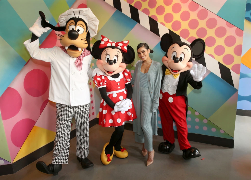  Vanessa Hudgens Celebrates Opening Of Black Tap Craft Burgers & Shakes At Disneyland Resort 