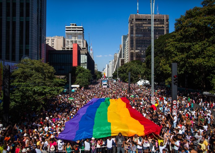  Sao Paulo Hosts World's Largest Gay Pride Parade 