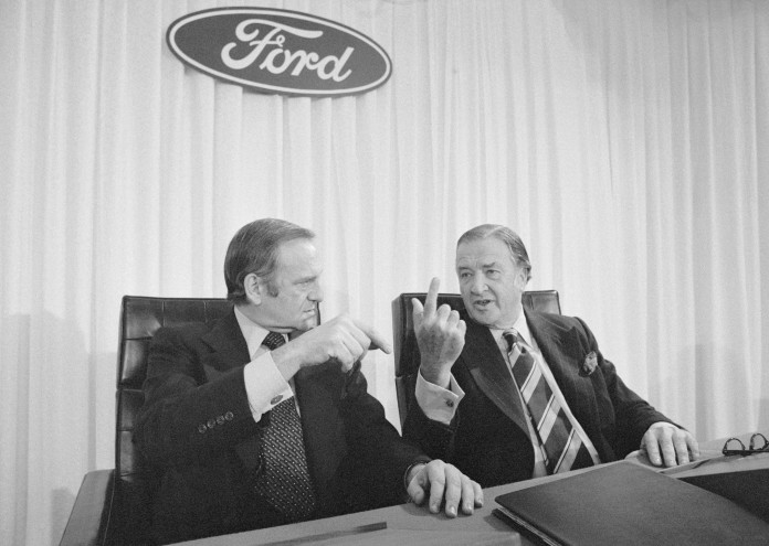  Henry Ford II Speaking with Lee Iacocca 