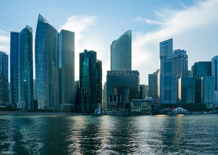  Singapore city downtown skyscrapers office buildings of modern m 