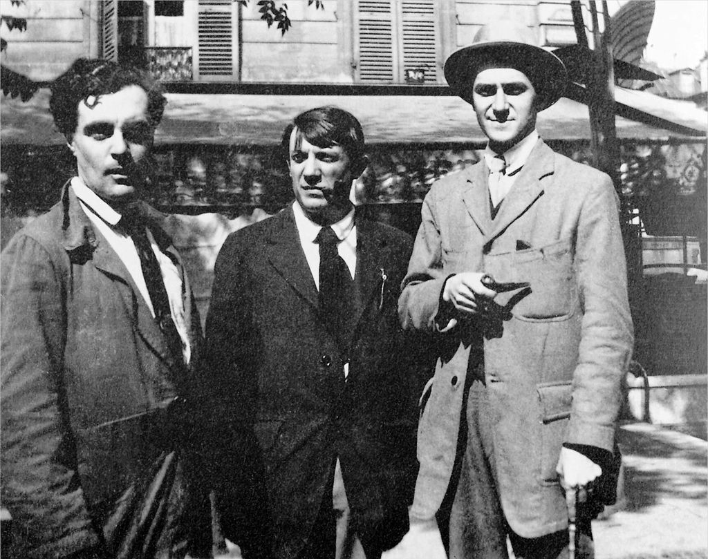 Modigliani,_Picasso_and_André_Salmon