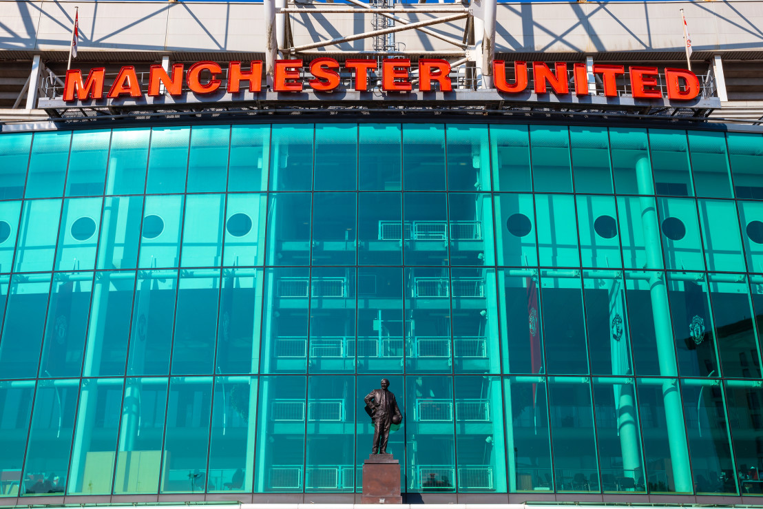 Old Trafford - the home ground of Manchester United