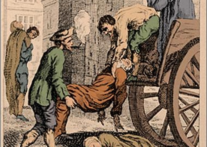 Възникнала между 1665 и 1666 Голямата чума не е точно