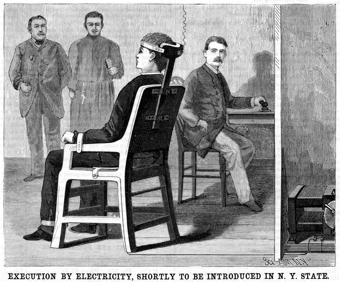  EXECUTION_BY_ELECTRICITY_electric_chair_illustration_Scientific_American_Volumes_58-59_June_30_1888 