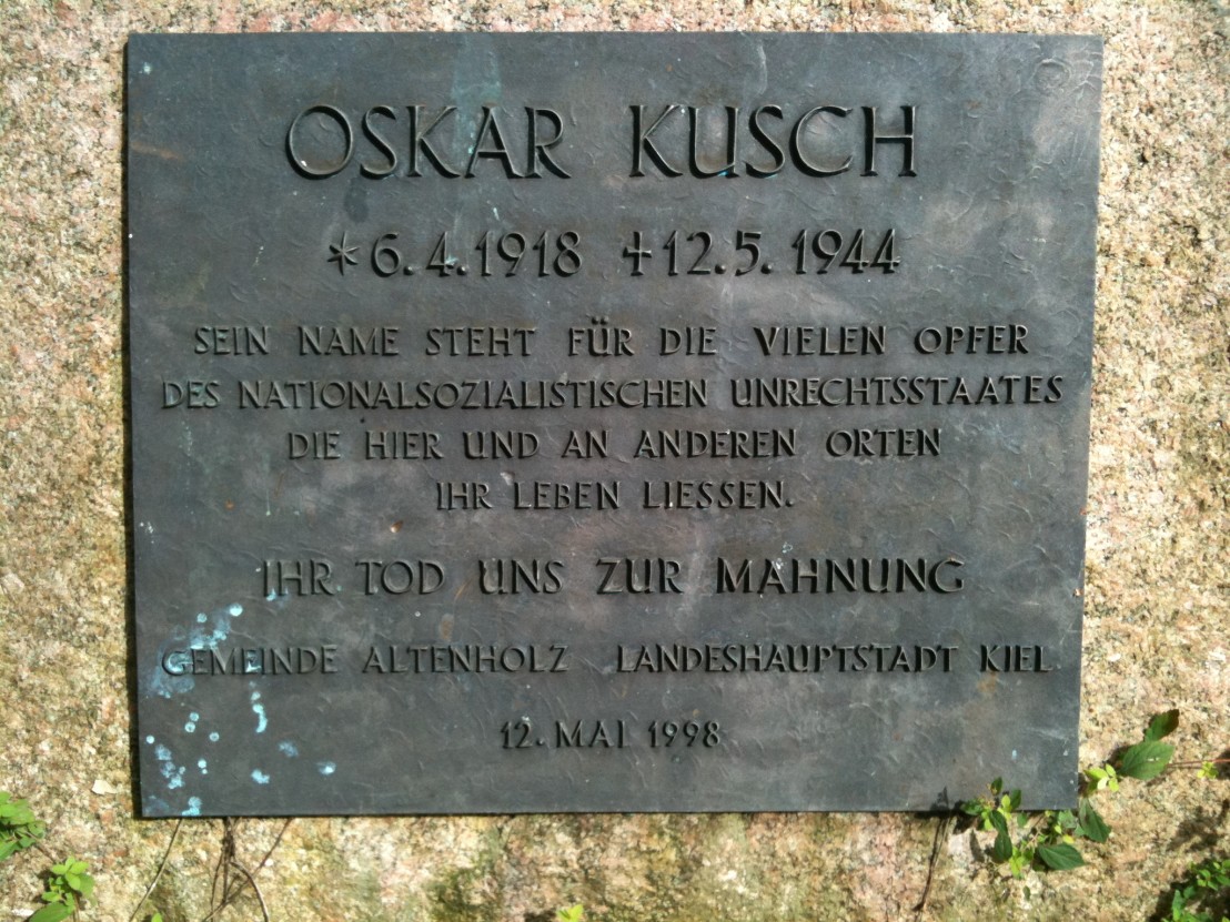 Oskar-Kusch-Gedenktafel