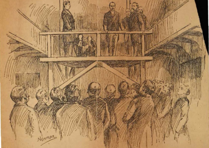  Moyamensing Prison, The Execution of H. H. Holmes (1895) 