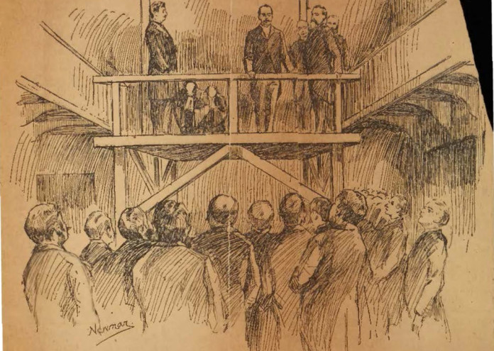 Moyamensing Prison, The Execution of H. H. Holmes (1895)