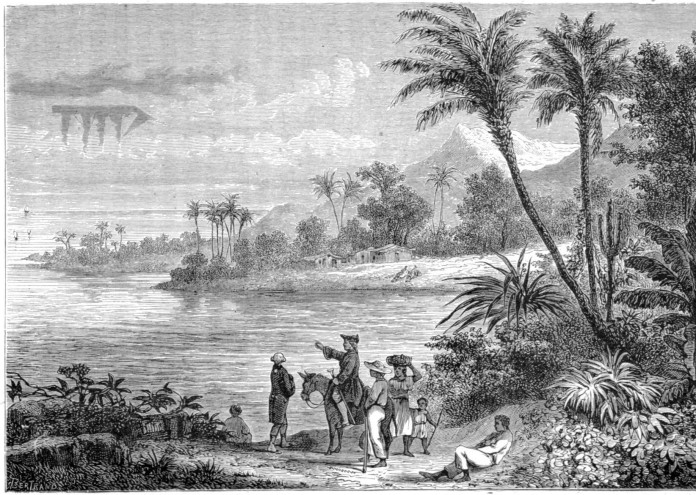 Порт Луис Мавриций август 1782 г Френската колония в Индийския