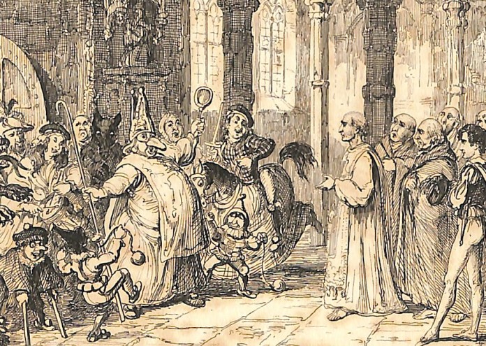 Антикварят Джон Стоу пише за популярната средновековна традиция на Лорда