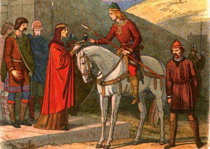 На 18 март 978 г. английският крал Едуард тръгва да