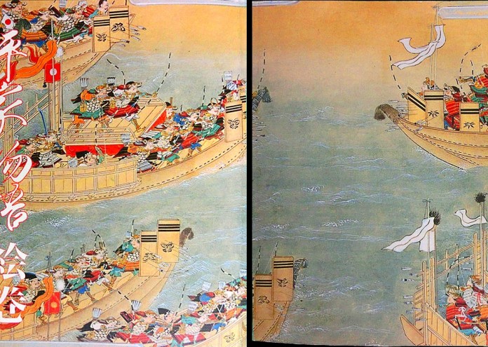През 1180 г Япония води своята поредна гражданска война Битката