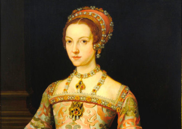 Последната съпруга на крал Хенри VIII, Катрин Пар, се венчае