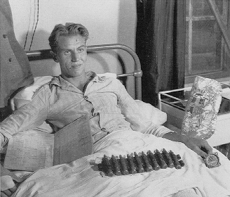 George_Beurling_injured_in_bed_1943
