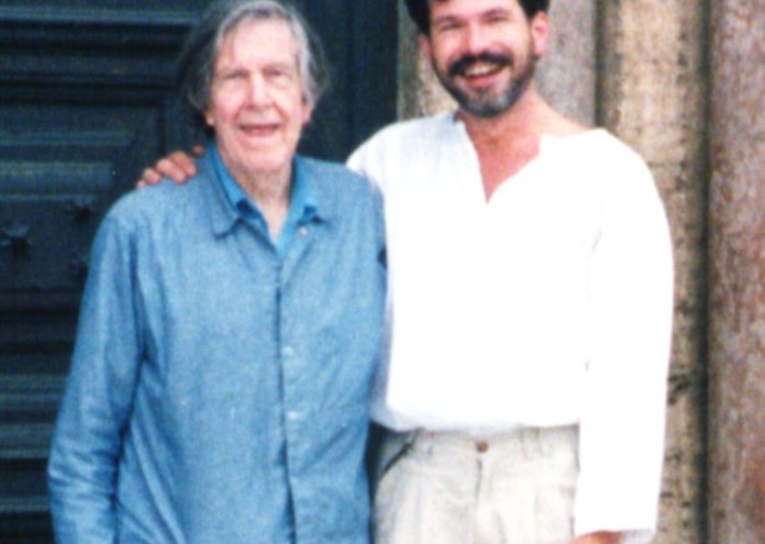  John_Cage_and_Michael_Bach_in_Assissi_1992 