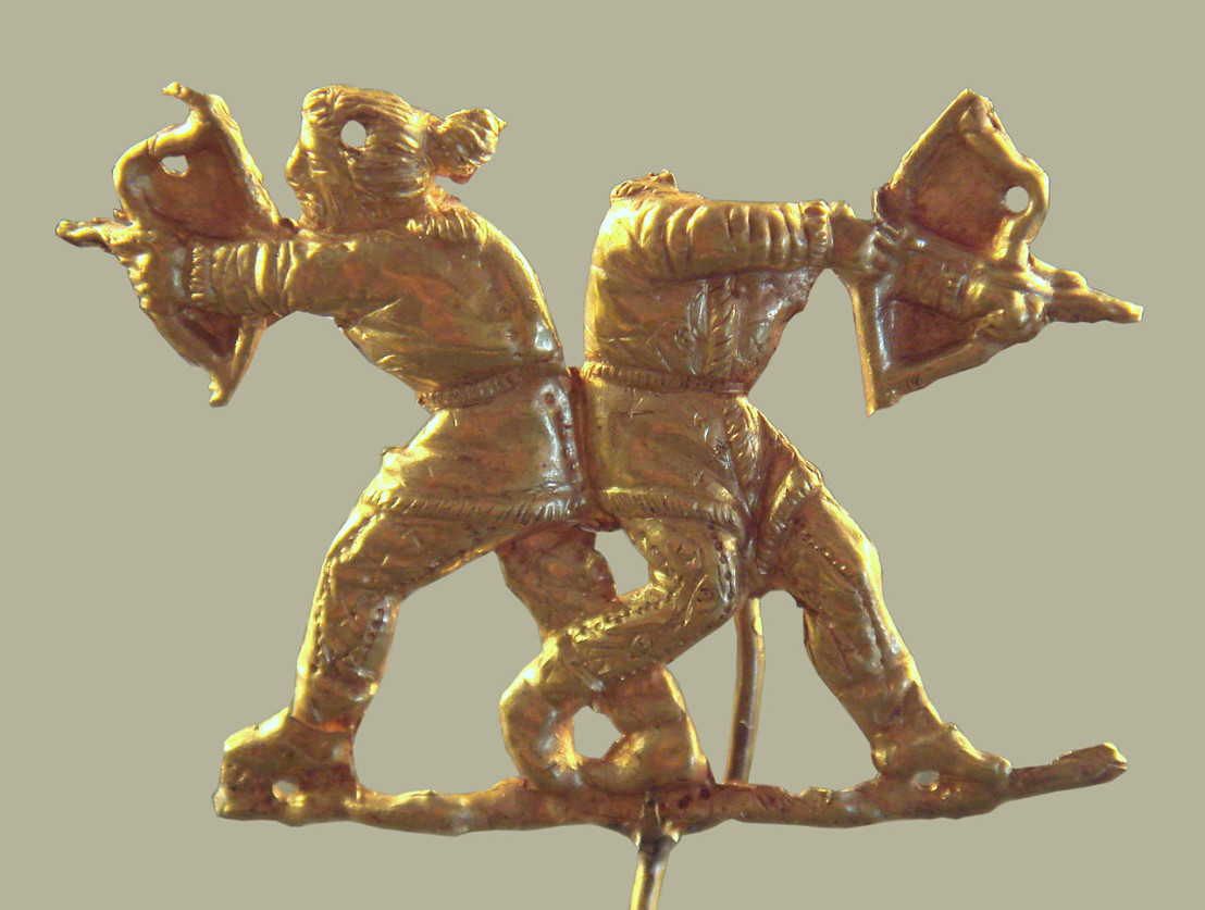  Scythians_shooting_with_bows_Kertch_antique_Panticapeum_Ukrainia_4th_century_BCE 