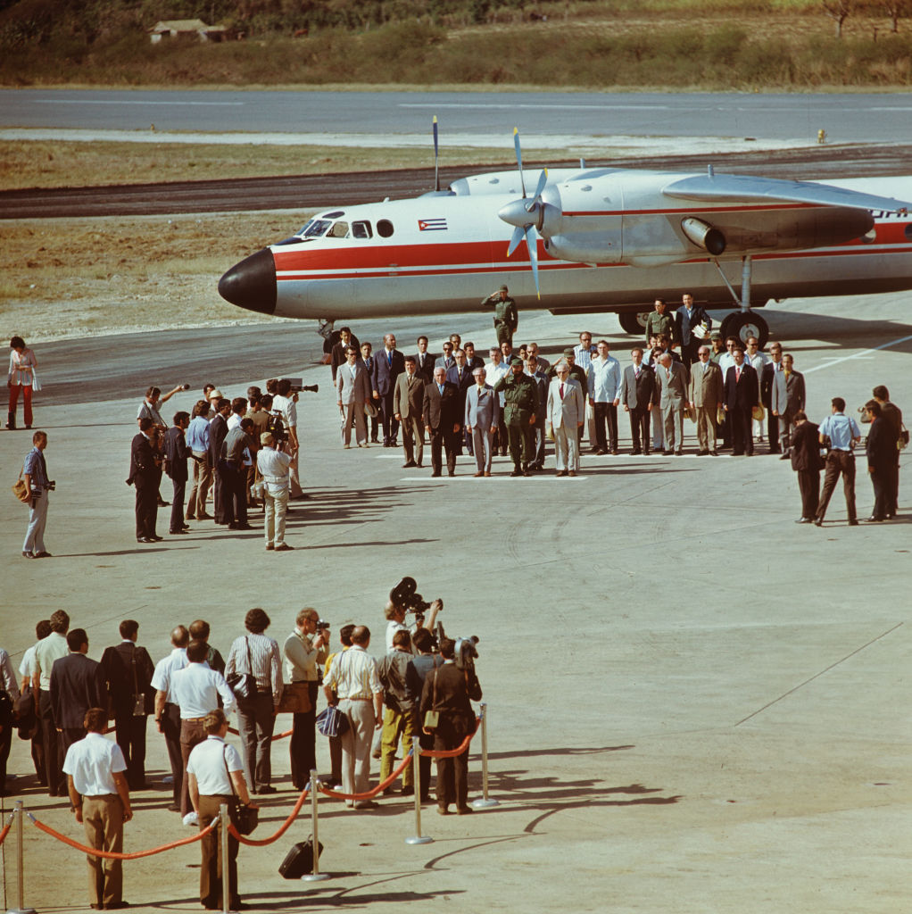  Historical Cuba - State visit Erich Honecker 1974 - Reception 