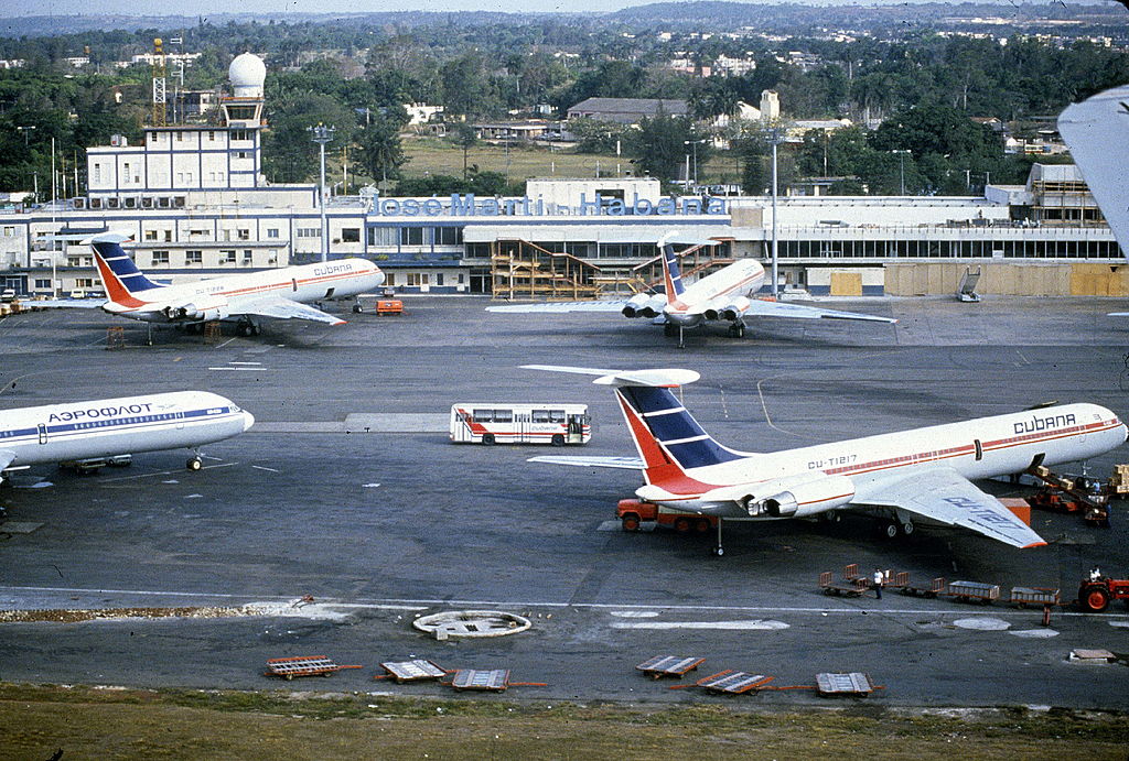  Airport Jose Marti of Havana (Cuba). On 1988. FDM- 
