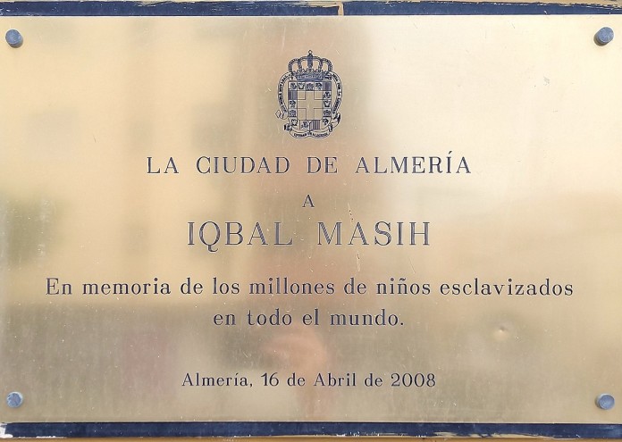 Iqbal_Masih_placa_Almería