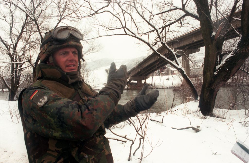  Deutsches Ifor-Kontingent auf Erkundungsfahrt in Bosnien 