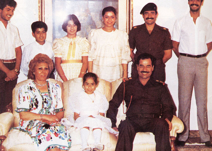  FILE PHOTO Saddam Hussein Family Photos 