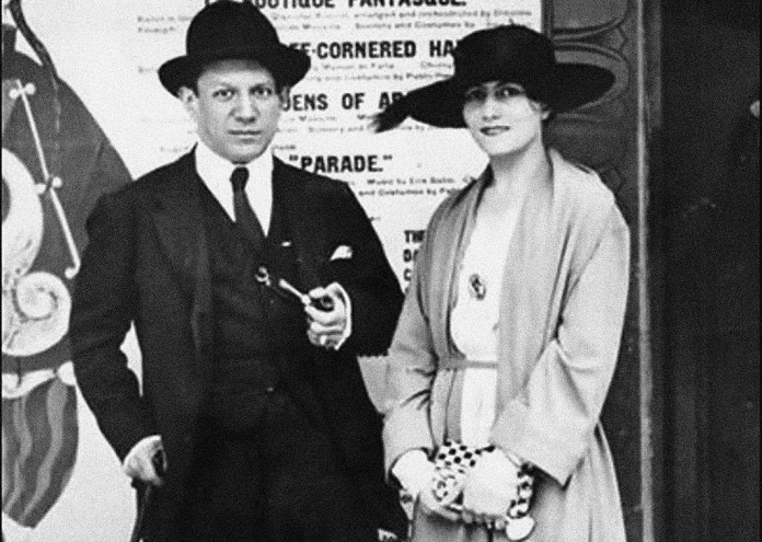  Pablo Picasso and Olga Khokhlova. Artist: Anonymous 