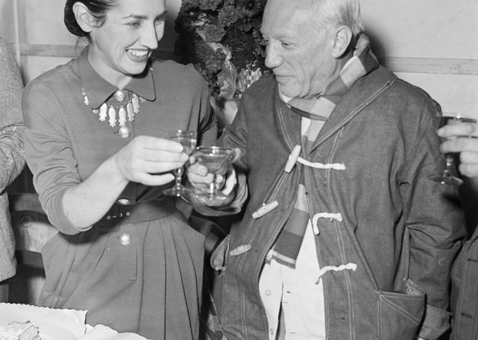  Pablo Picasso and Francoise Gilot Toast 