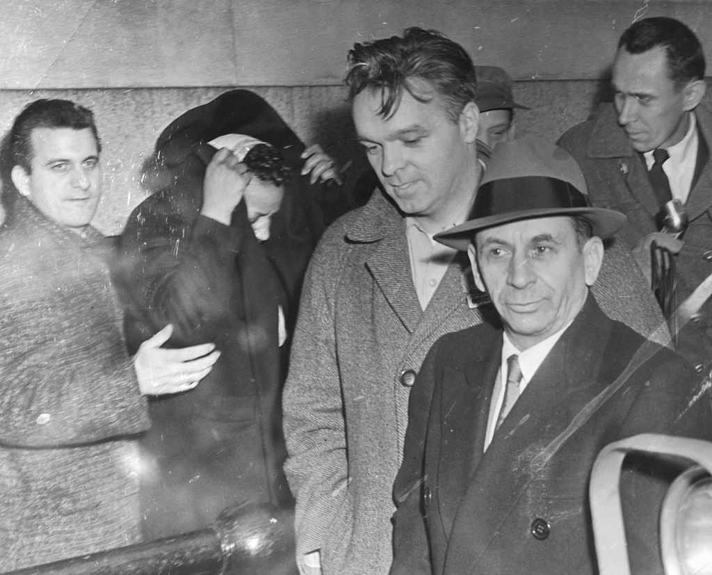  Meyer Lansky in Hat with Others 