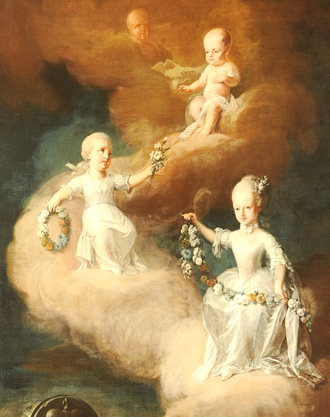  Franz_Anton_Maulbertschl_-_deceased_children_of_Maria_Theresa_(Riesensaal) 
