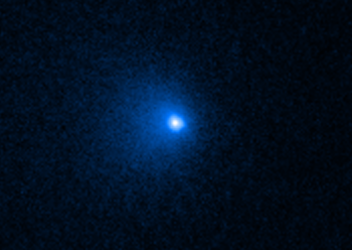 Отдалечена светлинна точка уловена от космическия телескоп Хъбъл на НАСА