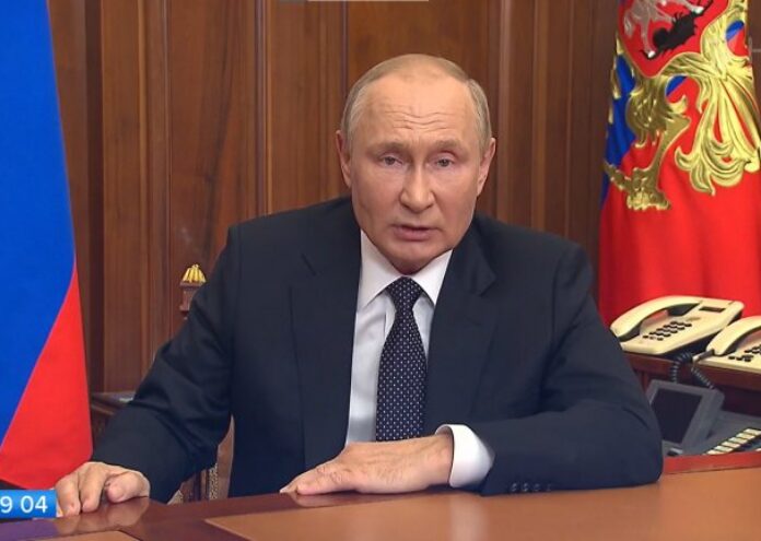 След стартирането на войната в Украйна, Владимир Путин беше посрещнат